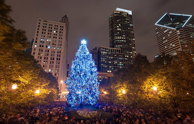 navidad en chicago