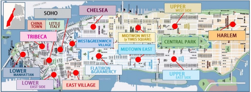 mapas de nueva york